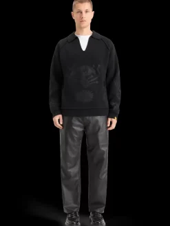 POLO LONG SLEEVES DROPPED SHOULDER SWEATER-Scotch & Soda Fashion