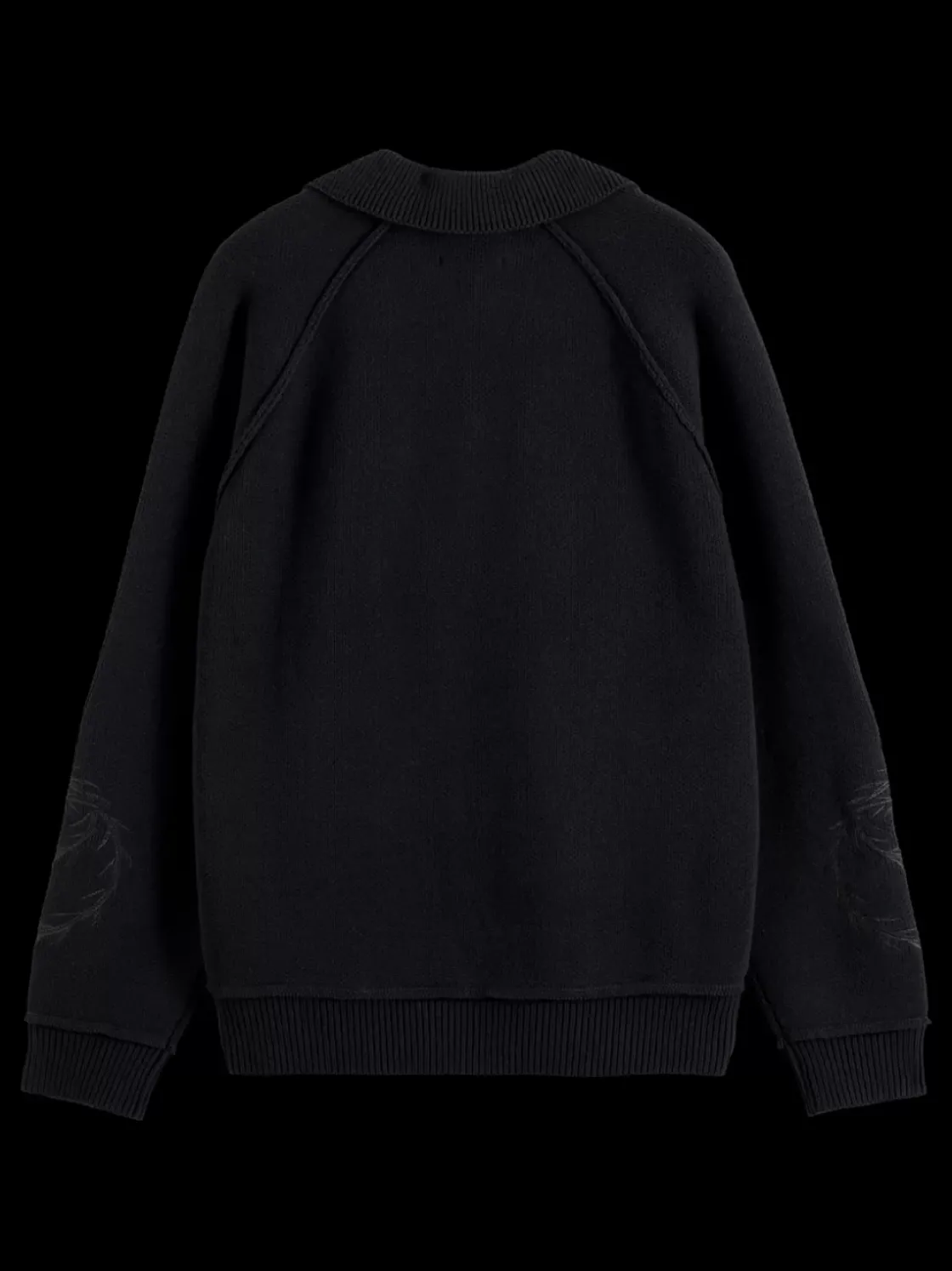 POLO LONG SLEEVES DROPPED SHOULDER SWEATER-Scotch & Soda Fashion