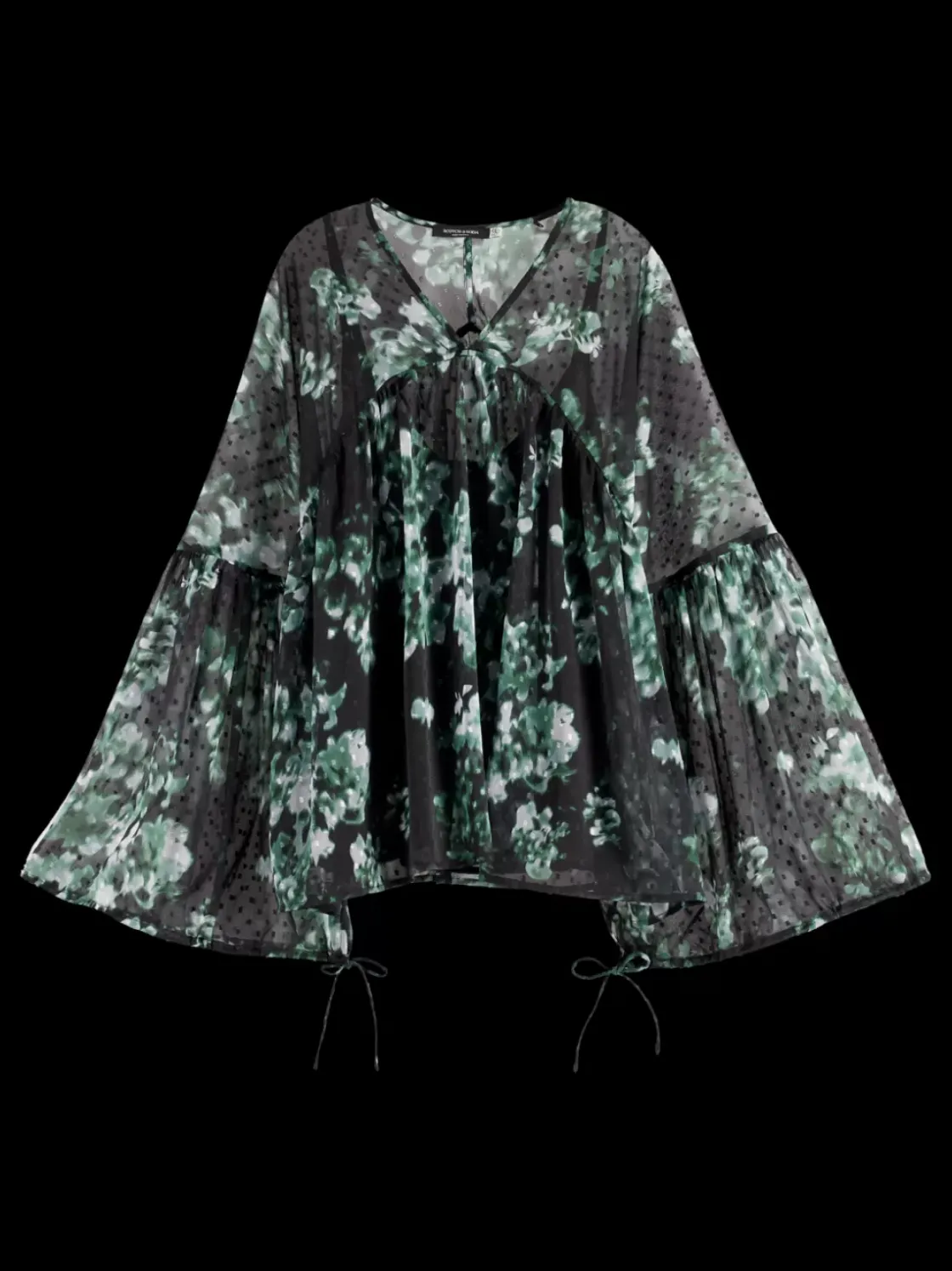 Printed Fil Coupe Top-Scotch & Soda Hot