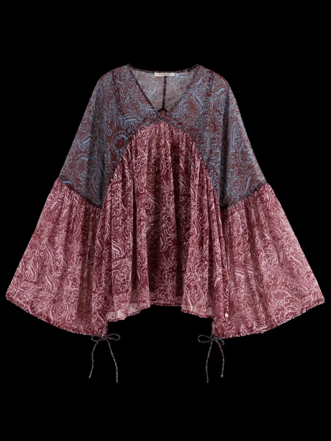 Printed Fil Coupe Top-Scotch & Soda Hot