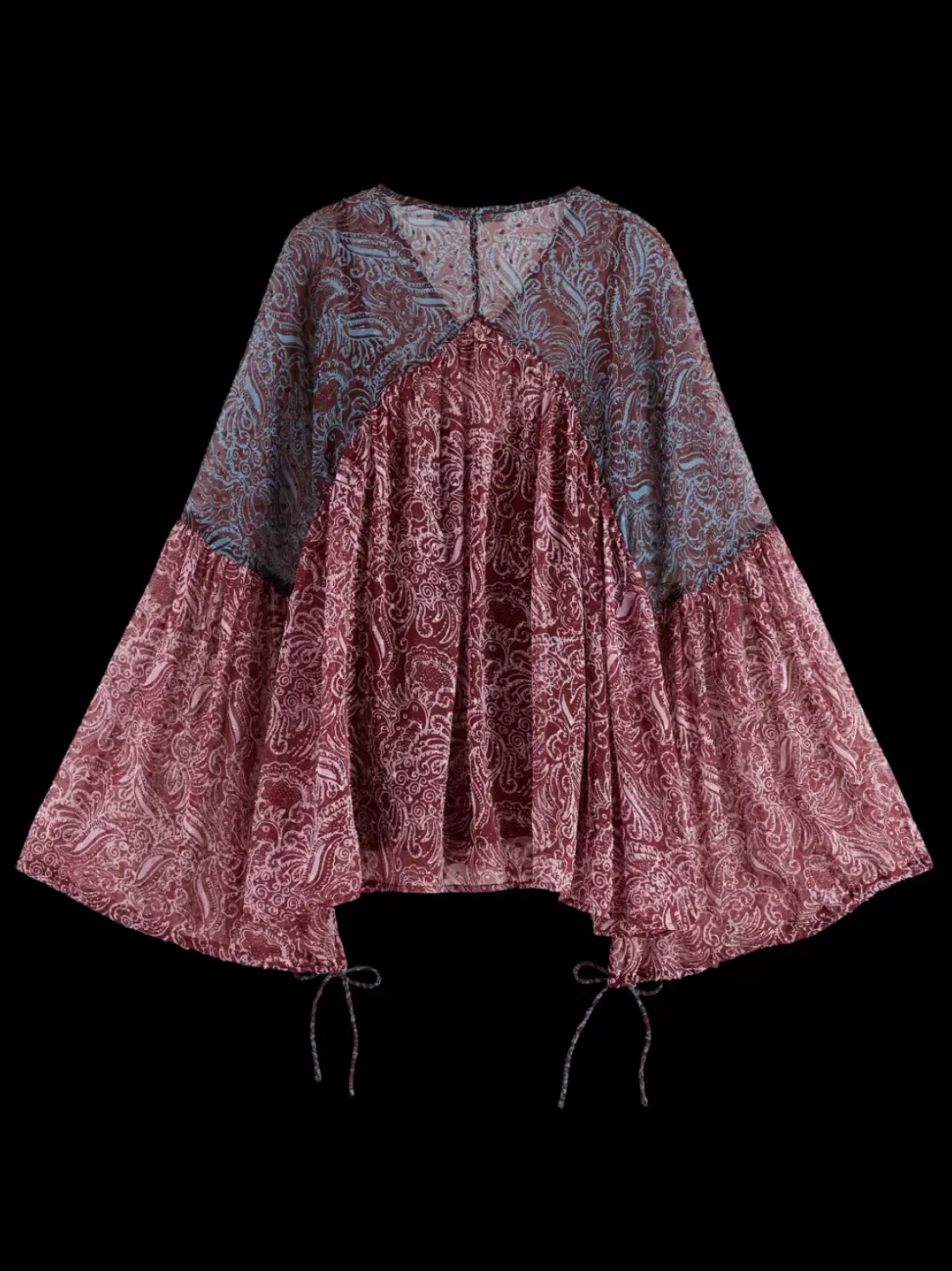 Printed Fil Coupe Top-Scotch & Soda Hot