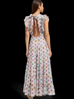 PRINTED MAXI COTTON VOILE DRESS-Scotch & Soda Outlet