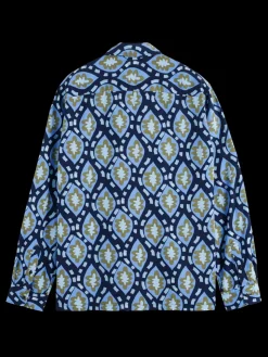 Printed seersucker shirt-Scotch & Soda Outlet