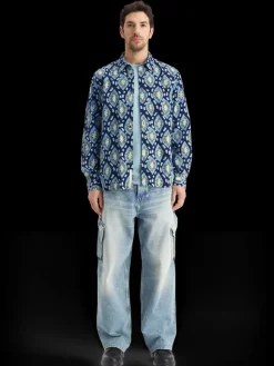 Printed seersucker shirt-Scotch & Soda Outlet