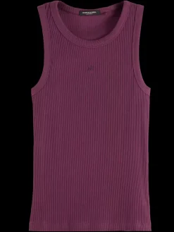RACER RIB TANK-Scotch & Soda Online