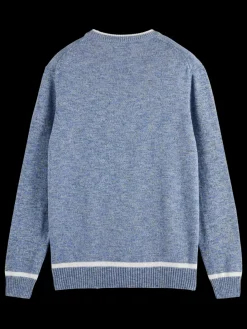 Regular crew neck cotton blend-Scotch & Soda Sale