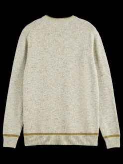 Regular crew neck cotton blend-Scotch & Soda Sale