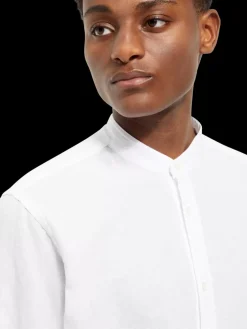 Regular fit cotton linen shirt-Scotch & Soda Sale