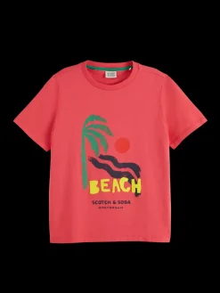 REGULAR FIT FRONT ARTWORK T-SHIRT-Scotch & Soda Online
