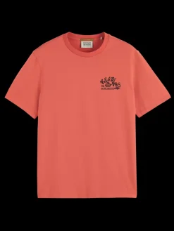 Regular fit front back artwork t-shirt-Scotch & Soda Best