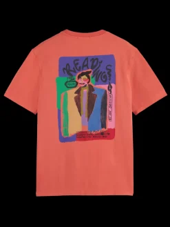 Regular fit front back artwork t-shirt-Scotch & Soda Best