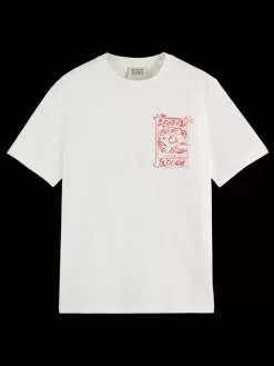 Regular fit front chest artwork t-shirt-Scotch & Soda Best