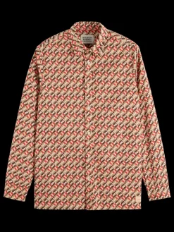 Regular fit geo-print shirt-Scotch & Soda Fashion