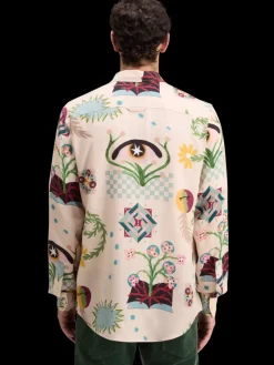 REGULAR FIT MID SHINE AOP SHIRT-Scotch & Soda Clearance