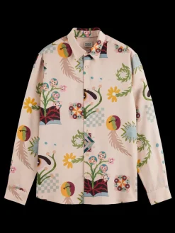 REGULAR FIT MID SHINE AOP SHIRT-Scotch & Soda Clearance