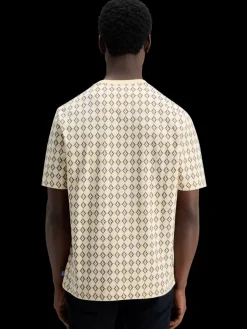 Regular fit mini all over print t-shirt-Scotch & Soda Fashion