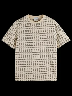 Regular fit mini all over print t-shirt-Scotch & Soda Fashion
