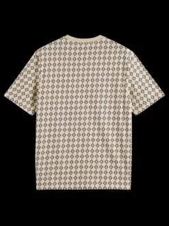 Regular fit mini all over print t-shirt-Scotch & Soda Fashion
