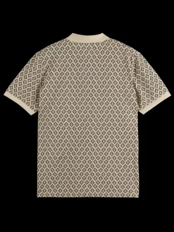Regular fit mini all over print polo-Scotch & Soda Online