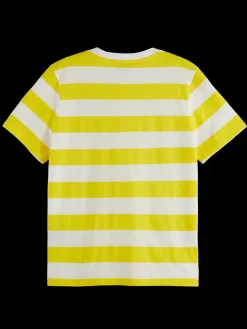 REGULAR FIT STRIPED ORGANIC COTTON T-SHIRT-Scotch & Soda Best