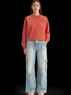 Regular fit sweatshirt with front and back artwork-Scotch & Soda Fashion