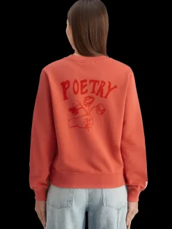 Regular fit sweatshirt with front and back artwork-Scotch & Soda Fashion