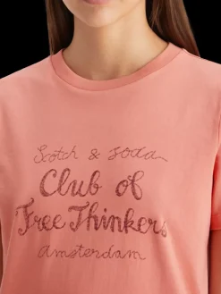 Regular fit t-shirt with front artwork-Scotch & Soda Discount