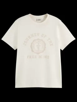 Regular fit t-shirt with front artwork-Scotch & Soda Discount
