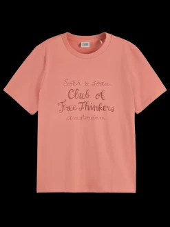 Regular fit t-shirt with front artwork-Scotch & Soda Discount