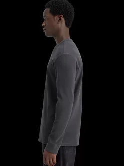 Regular fit waffle t-shirt ls-Scotch & Soda Online