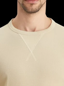 Regular fit waffle t-shirt ls-Scotch & Soda Online