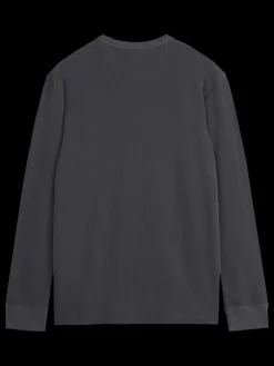 Regular fit waffle t-shirt ls-Scotch & Soda Online