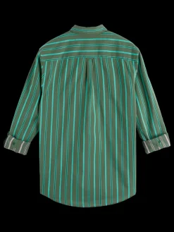 REGULAR FIT YARN DYE STRIPE SHIRT-Scotch & Soda New