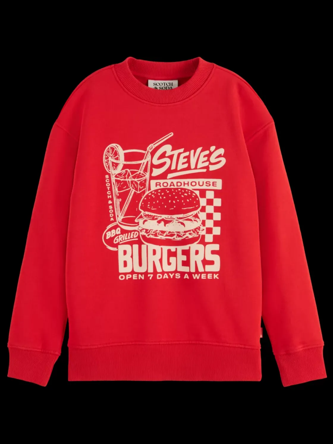 REGULAR-FIT ARTWORK CREWNECK-Scotch & Soda Online