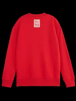 REGULAR-FIT ARTWORK CREWNECK-Scotch & Soda Online