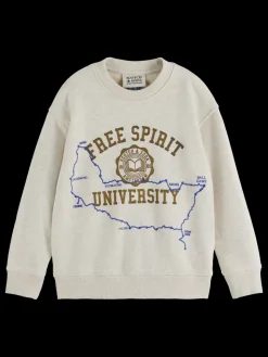 REGULAR-FIT LOGO CARRIER CREW-Scotch & Soda New