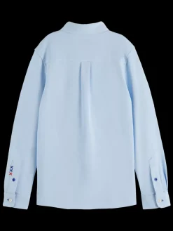 REGULAR-FIT PIQUE SHIRT-Scotch & Soda Fashion