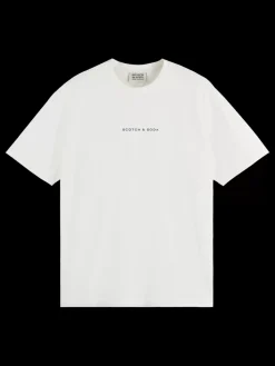 Relaxed fit applique artwork t-shirt-Scotch & Soda Hot