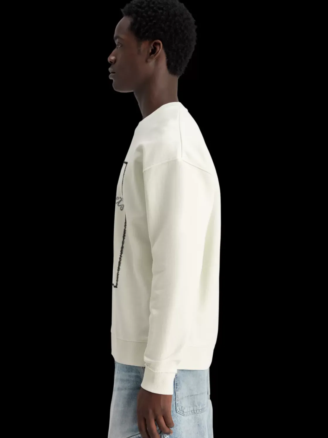 Relaxed fit artwork sweatshirt-Scotch & Soda Online