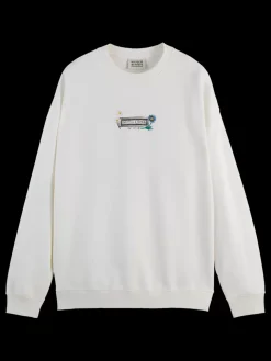 Relaxed fit artwork sweatshirt-Scotch & Soda Clearance
