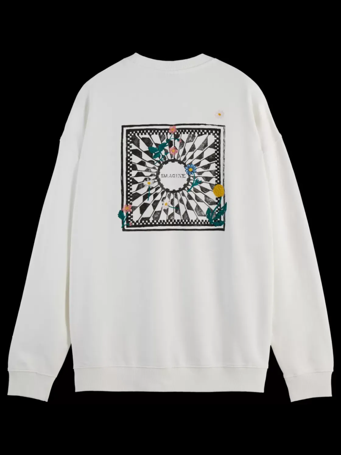 Relaxed fit artwork sweatshirt-Scotch & Soda Clearance