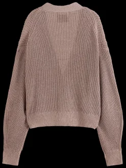 RELAXED FIT BOXY CARDIGAN-Scotch & Soda Online