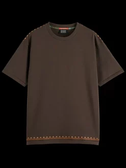 RELAXED FIT EMBROIDERY T-SHIRT-Scotch & Soda Outlet