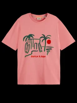 RELAXED FIT GRAPHIC T-SHIRT-Scotch & Soda Online