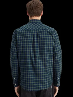 Relaxed fit lightweight flannel check shirt-Scotch & Soda Outlet