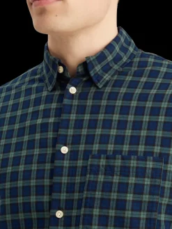 Relaxed fit lightweight flannel check shirt-Scotch & Soda Outlet