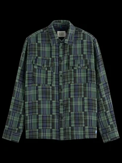 Relaxed fit patchwork shirt-Scotch & Soda Clearance