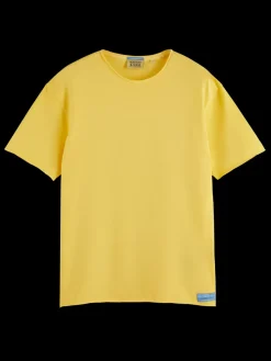Relaxed fit raw edge t-shirt-Scotch & Soda Clearance