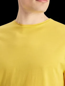 Relaxed fit raw edge t-shirt-Scotch & Soda Clearance