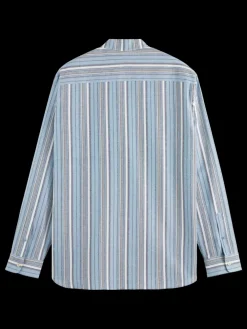 Relaxed fit structured multicolor stripe shirt-Scotch & Soda New